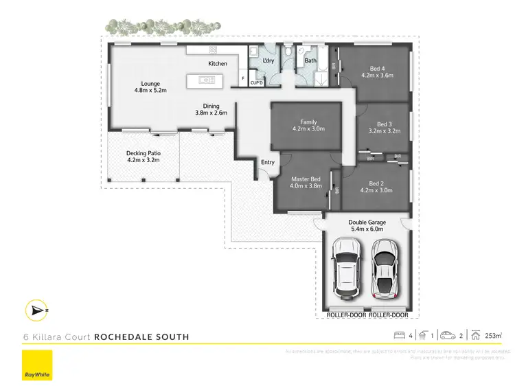 Floorplan of Homely house listing, 6 Killara Court, Rochedale South QLD 4123