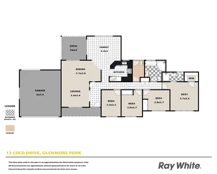 Floorplan of Homely house listing, 13 Coco Drive, Glenmore Park NSW 2745