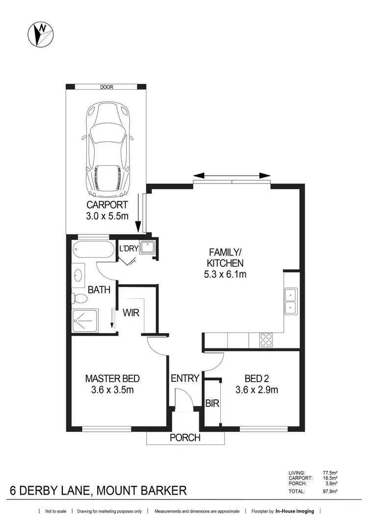 Floorplan of Homely house listing, 6 Derby Lane, Mount Barker SA 5251