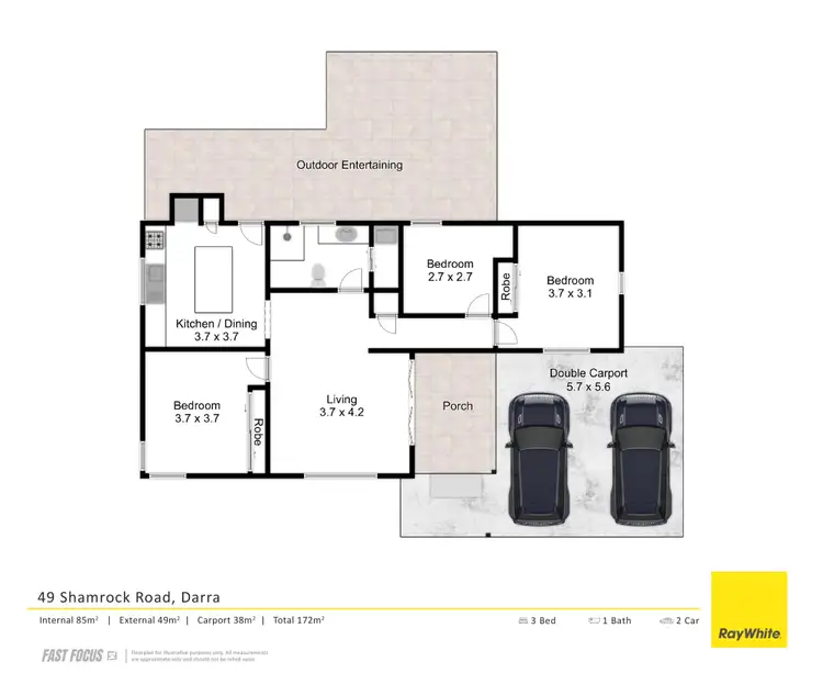 Floorplan of Homely house listing, 49 Shamrock Road, Darra QLD 4076