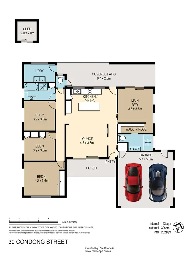 Floorplan of Homely house listing, 30 Condong Street, Mansfield QLD 4122