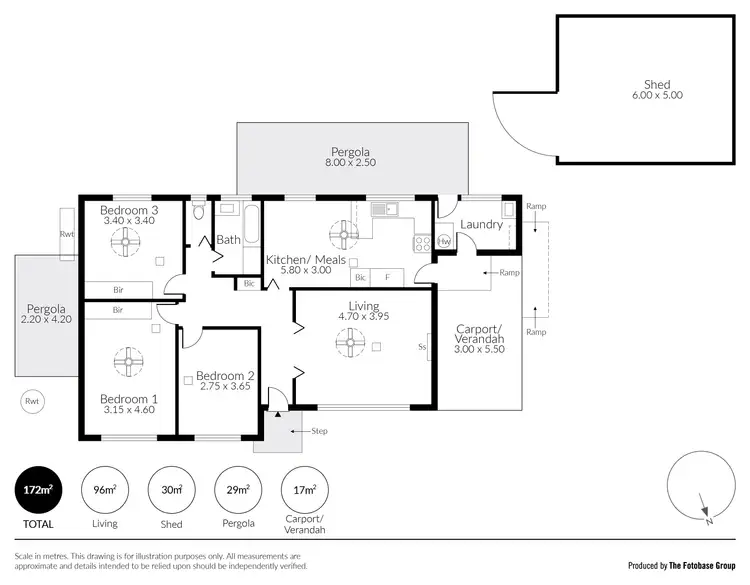 Floorplan of Homely house listing, 13 Kirby Avenue, Salisbury SA 5108