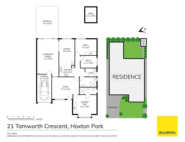 Floorplan of Homely house listing, 21 Tamworth Crescent, Hoxton Park NSW 2171