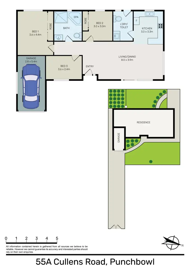 Floorplan of Homely house listing, 55A Cullens Road, Punchbowl NSW 2196