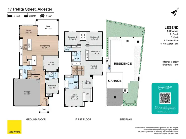 Floorplan of Homely house listing, 17 Pellita Street, Algester QLD 4115