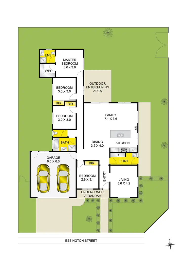 Floorplan of Homely house listing, 152 Bailey Street, Grovedale VIC 3216