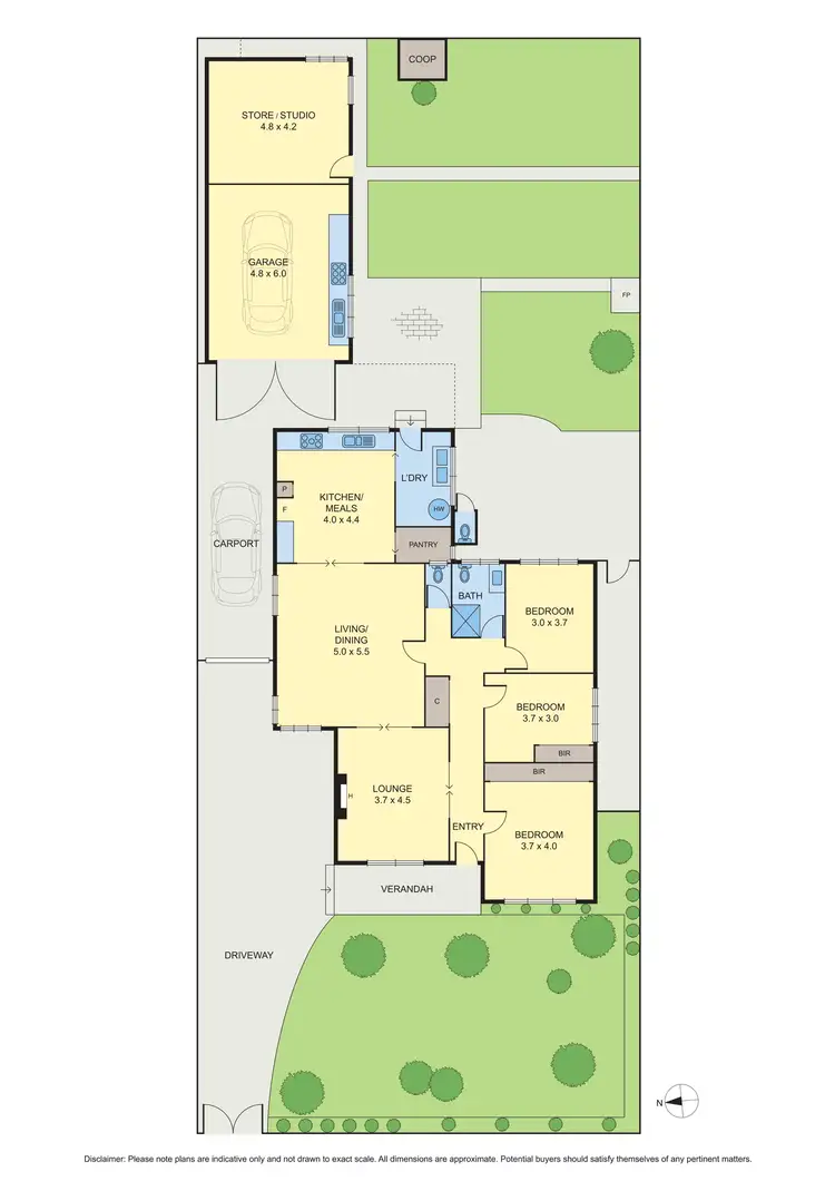 Floorplan of Homely house listing, 22 Allan Street, Fawkner VIC 3060