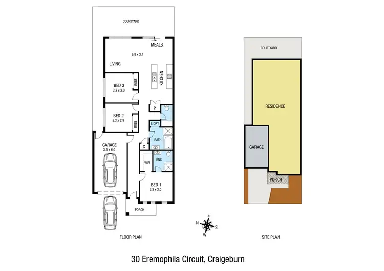 Floorplan of Homely house listing, 30 Eremophila Circuit, Craigieburn VIC 3064