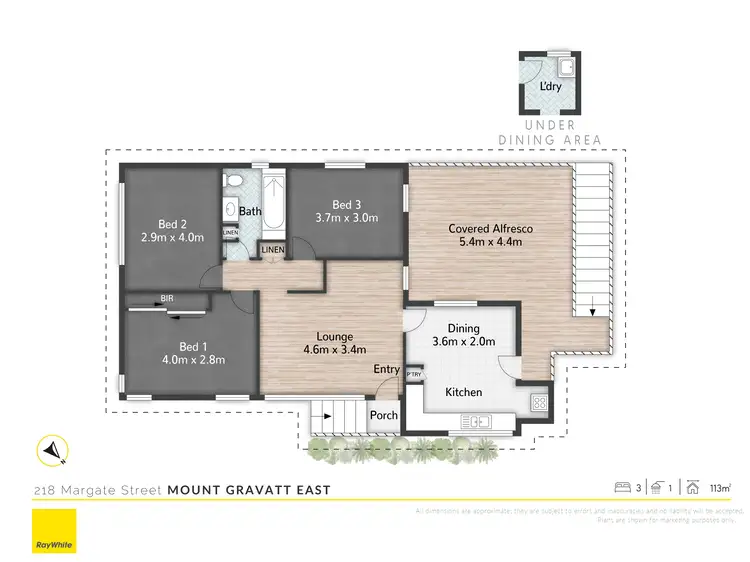 Floorplan of Homely house listing, 218 Margate Street, Mount Gravatt East QLD 4122