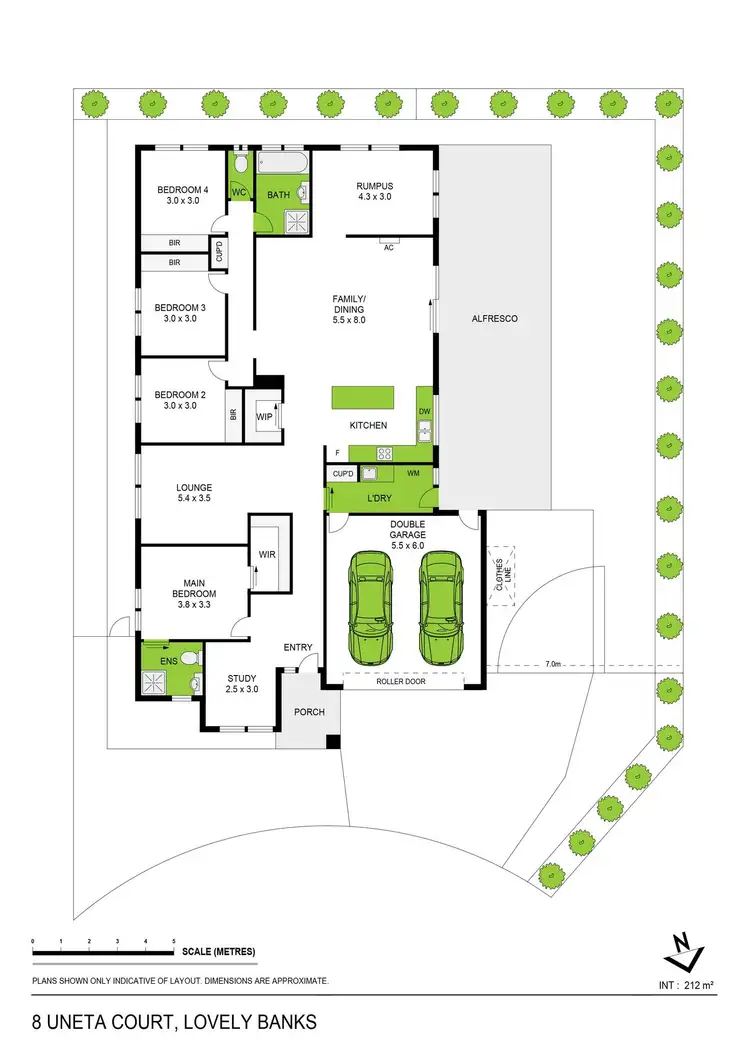 Floorplan of Homely house listing, 8 Uneta Court, Lovely Banks VIC 3213