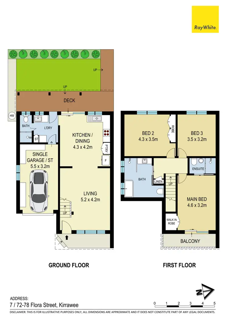 Floorplan of Homely townhouse listing, 7/72-78 Flora Street, Kirrawee NSW 2232