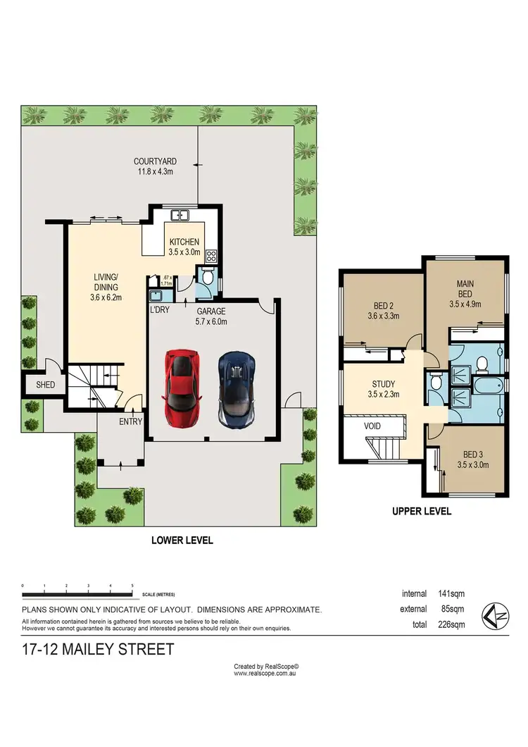 Floorplan of Homely townhouse listing, 17/12 Mailey Street, Mansfield QLD 4122