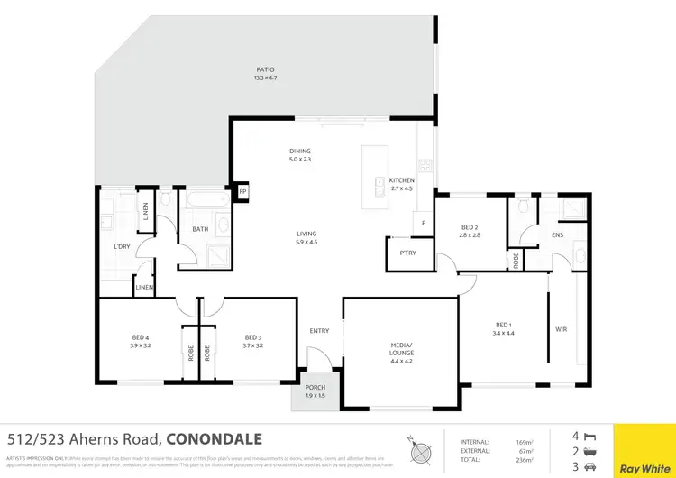 Floorplan of Homely other listing, 513-523 Aherns Road, Conondale QLD 4552