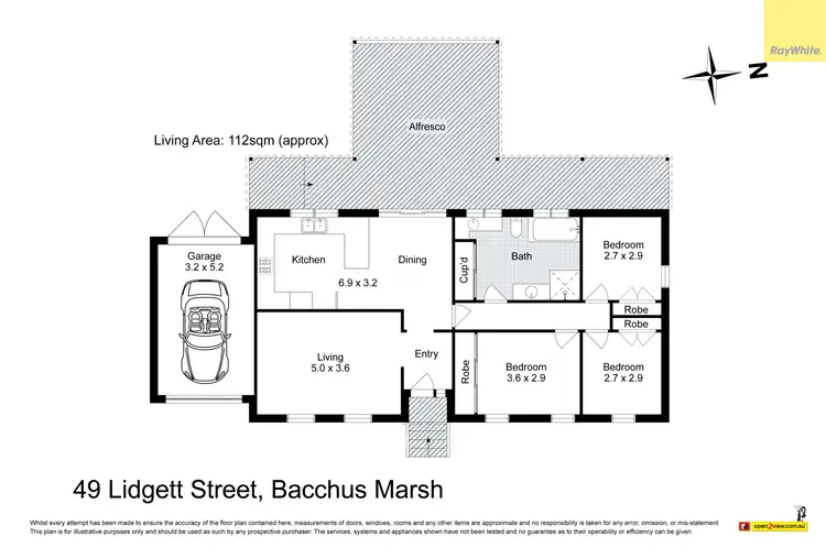 Floorplan of Homely house listing, 49 Lidgett Street, Bacchus Marsh VIC 3340