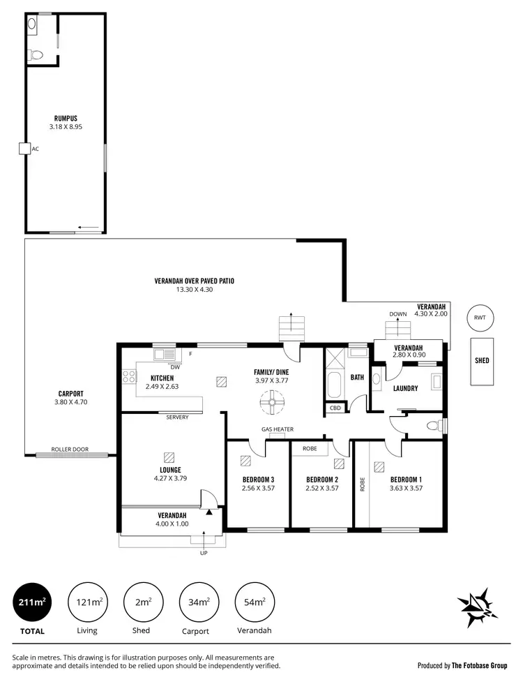 Floorplan of Homely house listing, 21 Ansbert Street, Christie Downs SA 5164