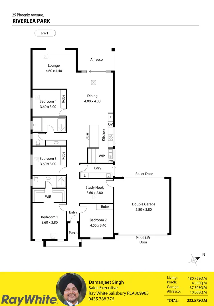 Floorplan of Homely house listing, 25 Phoenix Avenue, Riverlea Park SA 5120