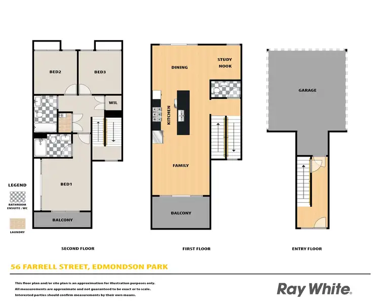 Floorplan of Homely house listing, 56 Farrell Street, Edmondson Park NSW 2174
