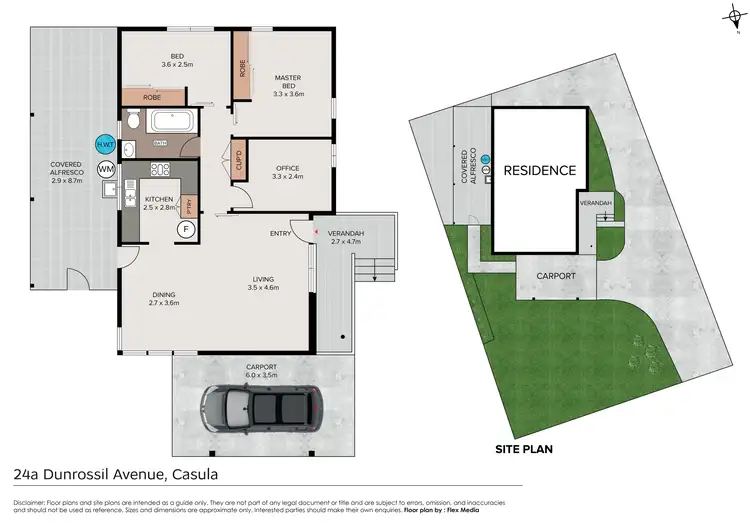 Floorplan of Homely house listing, 24a Dunrossil Avenue, Casula NSW 2170