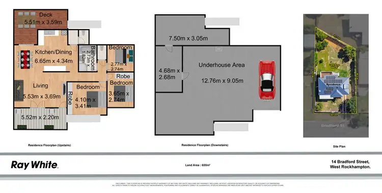 Floorplan of Homely house listing, 14 Bradford Street, West Rockhampton QLD 4700