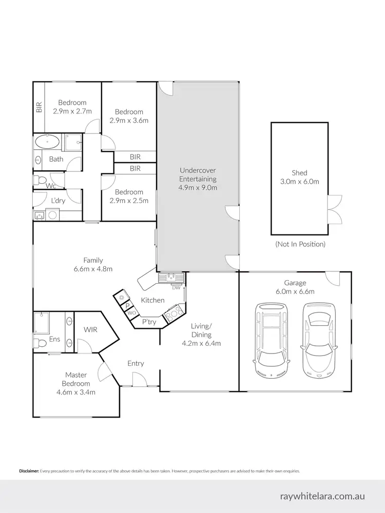 Floorplan of Homely house listing, 4 Norseman Court, Lara VIC 3212
