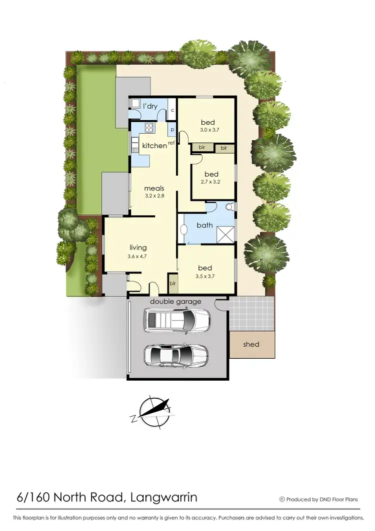 Floorplan of Homely unit listing, 6/160 North Road, Langwarrin VIC 3910