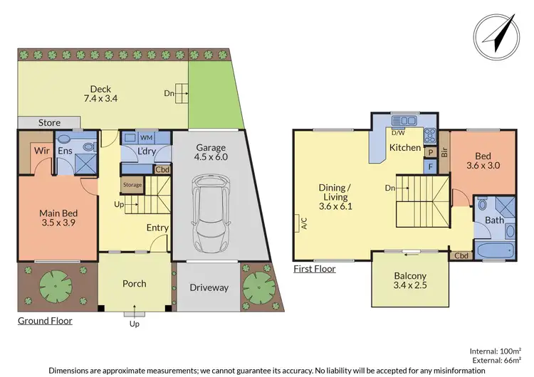 Floorplan of Homely townhouse listing, 6/11 Maroondah Highway, Lilydale VIC 3140