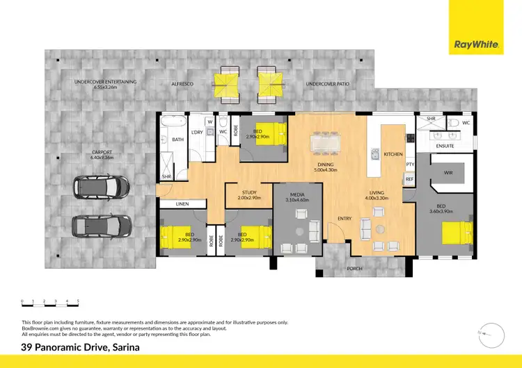Floorplan of Homely house listing, 39 Panoramic Drive, Sarina QLD 4737