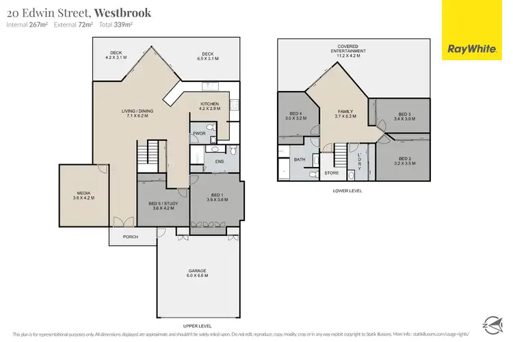 Floorplan of Homely house listing, 20 Edwin Street, Westbrook QLD 4350