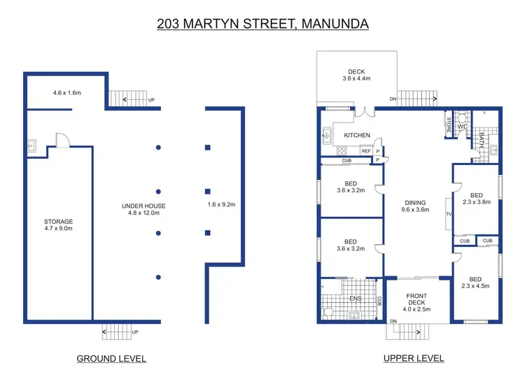 Floorplan of Homely house listing, 203 Martyn Street, Manunda QLD 4870