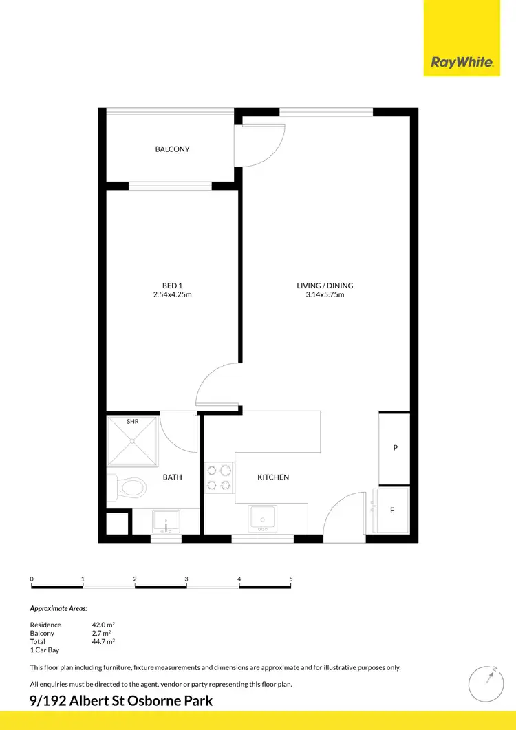 Floorplan of Homely unit listing, 9/192 Albert Street, Osborne Park WA 6017