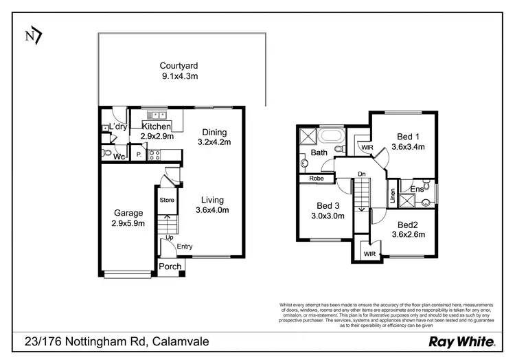 Floorplan of Homely townhouse listing, 23/10 SPIRIT Street, Parkinson QLD 4115