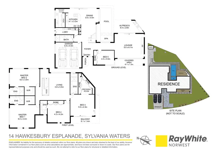 Floorplan of Homely house listing, 14 Hawkesbury Esplanade, Sylvania Waters NSW 2224