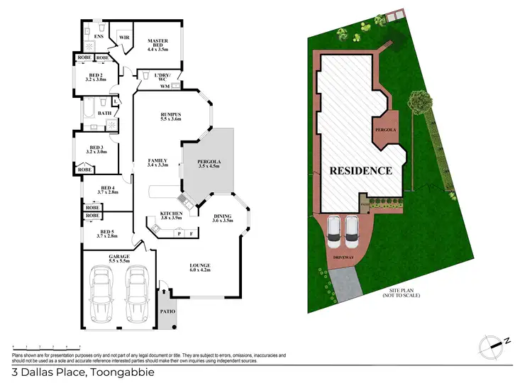 Floorplan of Homely house listing, 3 Dallas Place, Toongabbie NSW 2146
