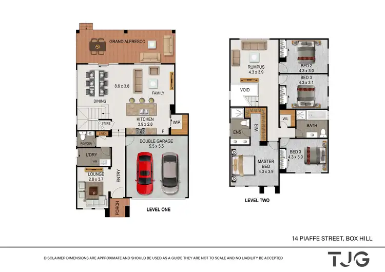 Floorplan of Homely house listing, 14 Piaffe Street, Box Hill NSW 2765