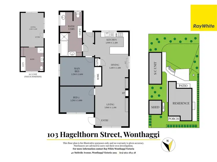 Floorplan of Homely house listing, 103 Hagelthorn Street, Wonthaggi VIC 3995