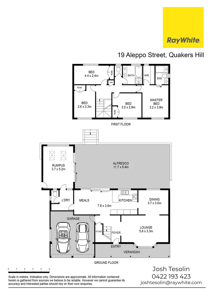 Floorplan of Homely house listing, 19 Aleppo Street, Quakers Hill NSW 2763