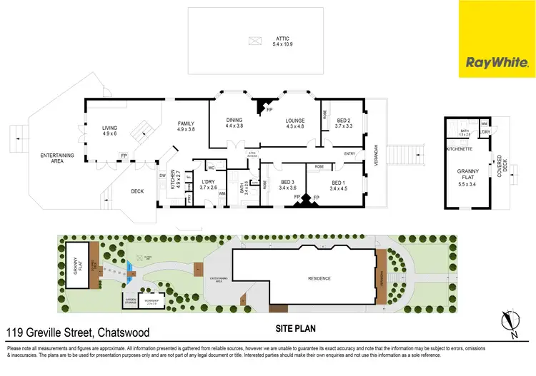 Floorplan of Homely house listing, 119 Greville Street, Chatswood NSW 2067