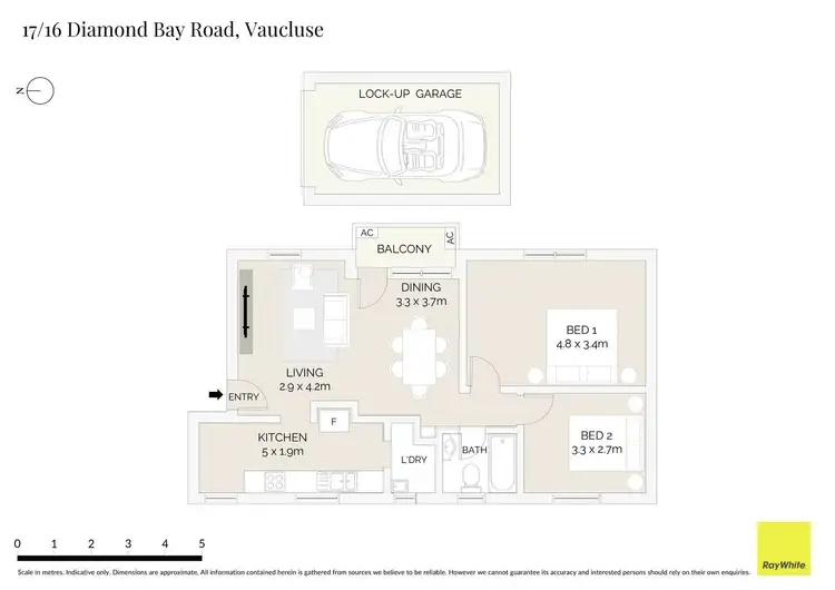 Floorplan of Homely apartment listing, 17/16 Diamond Bay Road, Vaucluse NSW 2030