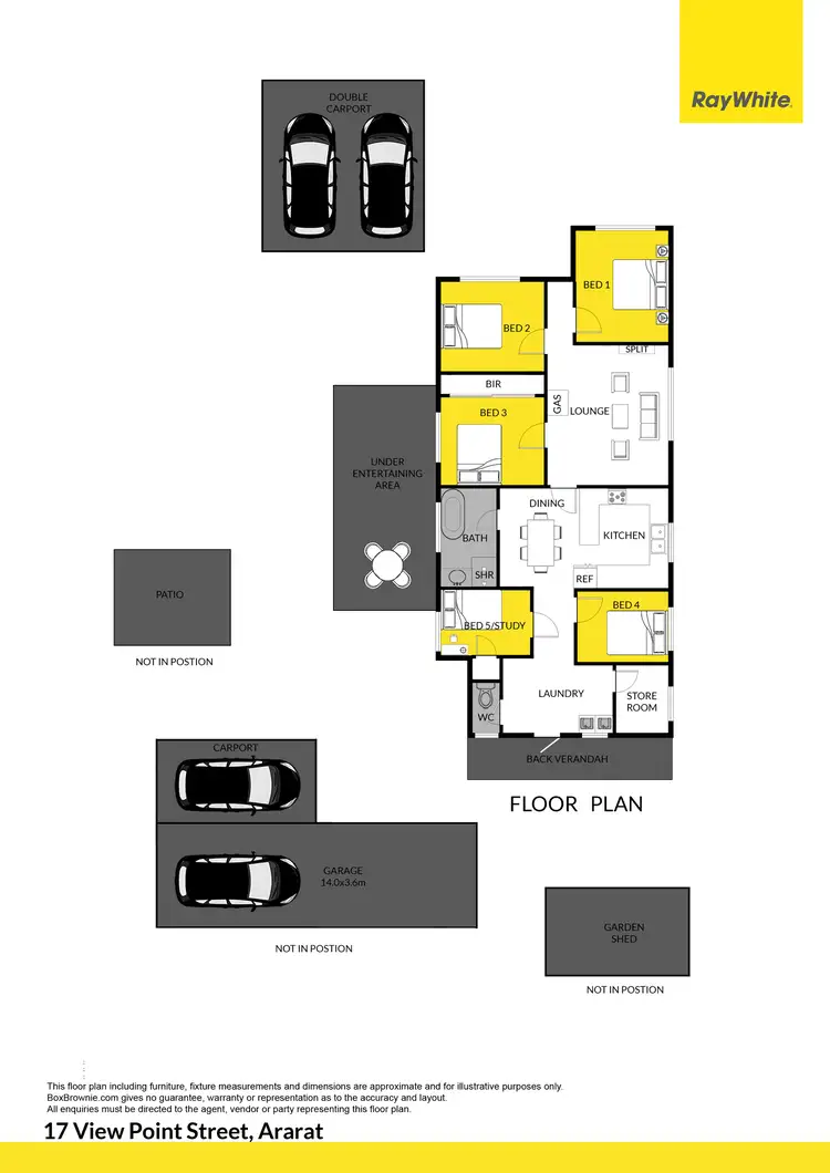 Floorplan of Homely house listing, 17 View Point Street, Ararat VIC 3377