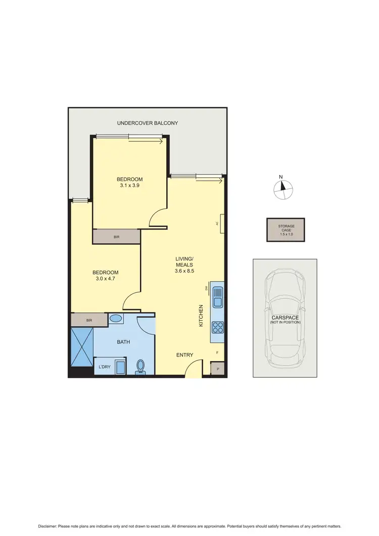 Floorplan of Homely apartment listing, G03/358 Moreland Road, Brunswick West VIC 3055