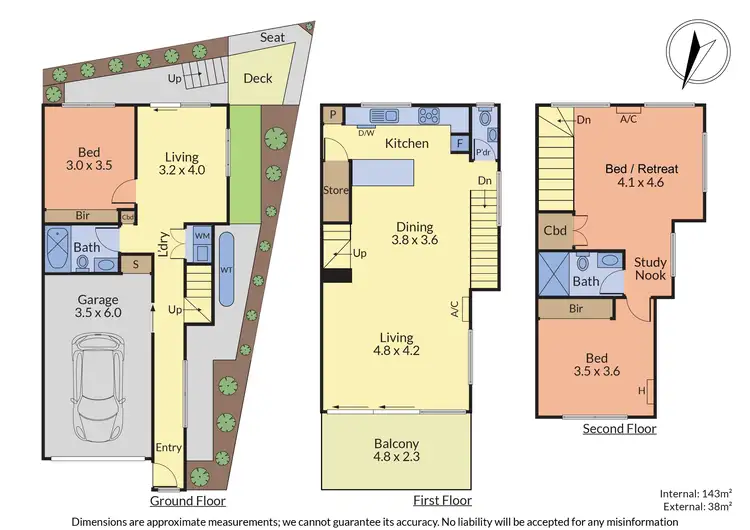 Floorplan of Homely townhouse listing, 4/1A Orchard Road, Bayswater VIC 3153