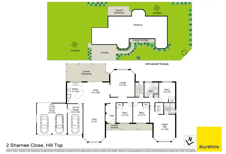 Floorplan of Homely house listing, 2 Sharnee Close, Hill Top NSW 2575