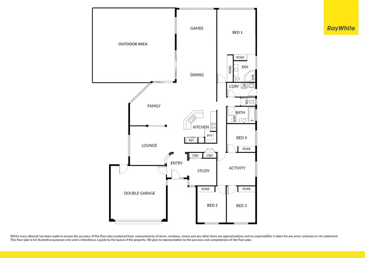 Floorplan of Homely house listing, 6 Ballook Place, D'aguilar QLD 4514