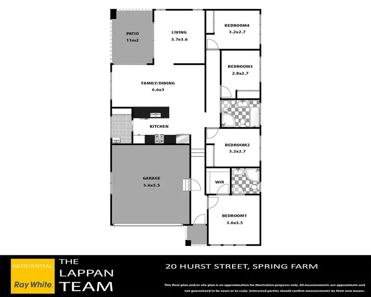 Floorplan of Homely house listing, 20 Hurst Street, Spring Farm NSW 2570