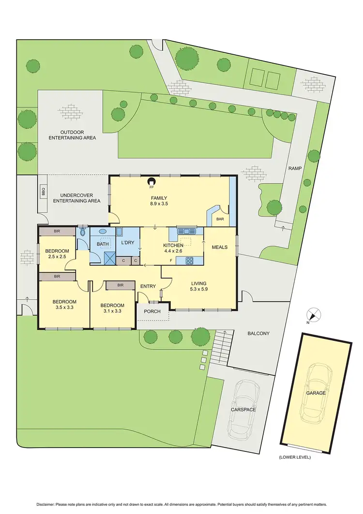 Floorplan of Homely house listing, 74 Outlook Drive, Glenroy VIC 3046