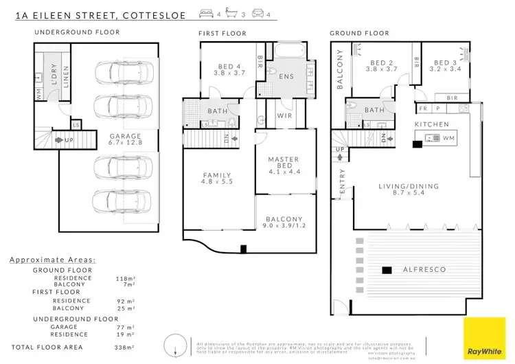Floorplan of Homely house listing, 1A Eileen Street, Cottesloe WA 6011
