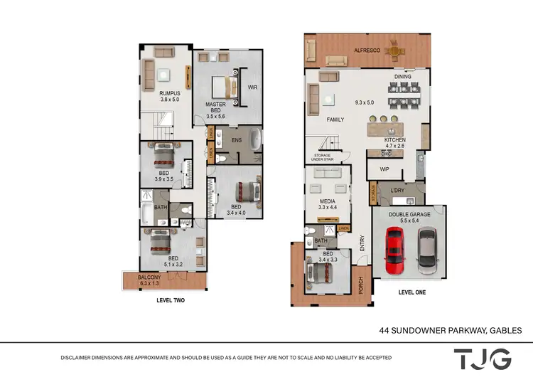 Floorplan of Homely house listing, 44 Sundowner Parkway (The Gables), Box Hill NSW 2765