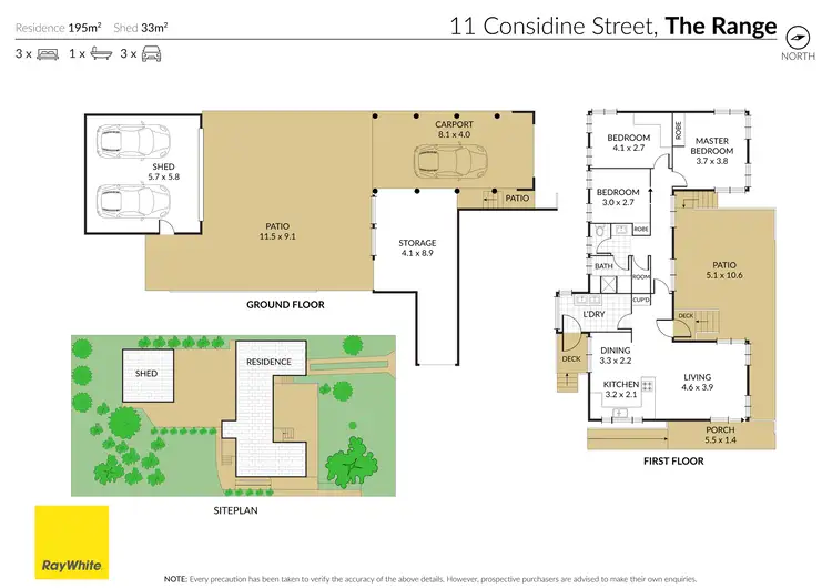 Floorplan of Homely house listing, 11 Considine Street, The Range QLD 4700
