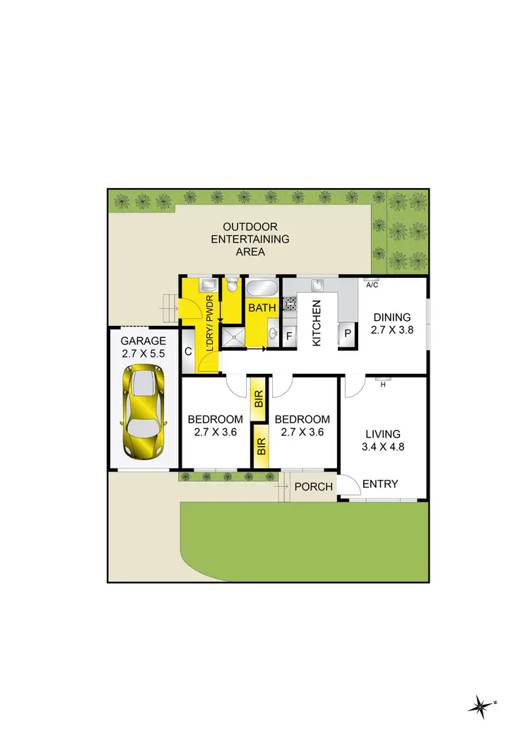 Floorplan of Homely unit listing, 4/299 Autumn Street, Newtown VIC 3220