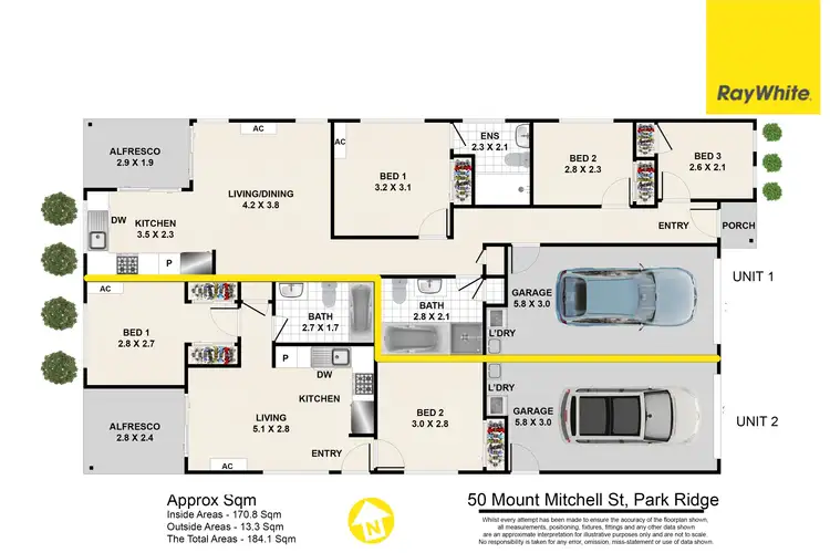 Floorplan of Homely house listing, 50 Mount Mitchell Street, Park Ridge QLD 4125